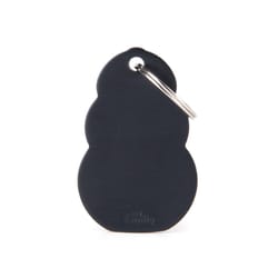 MyFamily Kong Black Aluminum Pet Tags Medium