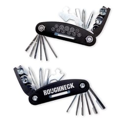 Novelty Inc Rough Neck 16-in-1 Travel Multi Tool Carbon Steel 1 pk