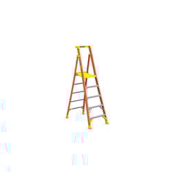 Werner 5 ft. H Fiberglass Podium Platform Ladder Type IA 300 lb. capacity
