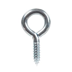 Hampton 11/32 in. D X 2-5/8 in. L Zinc-Plated Steel Screw Eye 200 lb. cap. 20 pk