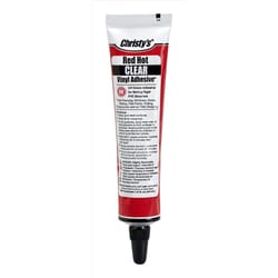Christy's Red Hot Clear Adhesive and Sealant For PVC/Vinyl 1.5 oz