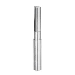 Freud 7/32 in. D X 1/4 in. R X 2 in. L Carbide Double Flute Straight Router Bit