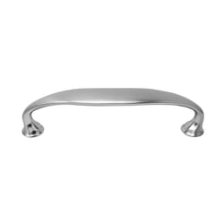 Laurey Wellington Transitional Bar Cabinet Pull 3-3/4 in. Satin Nickel Silver 1 pk