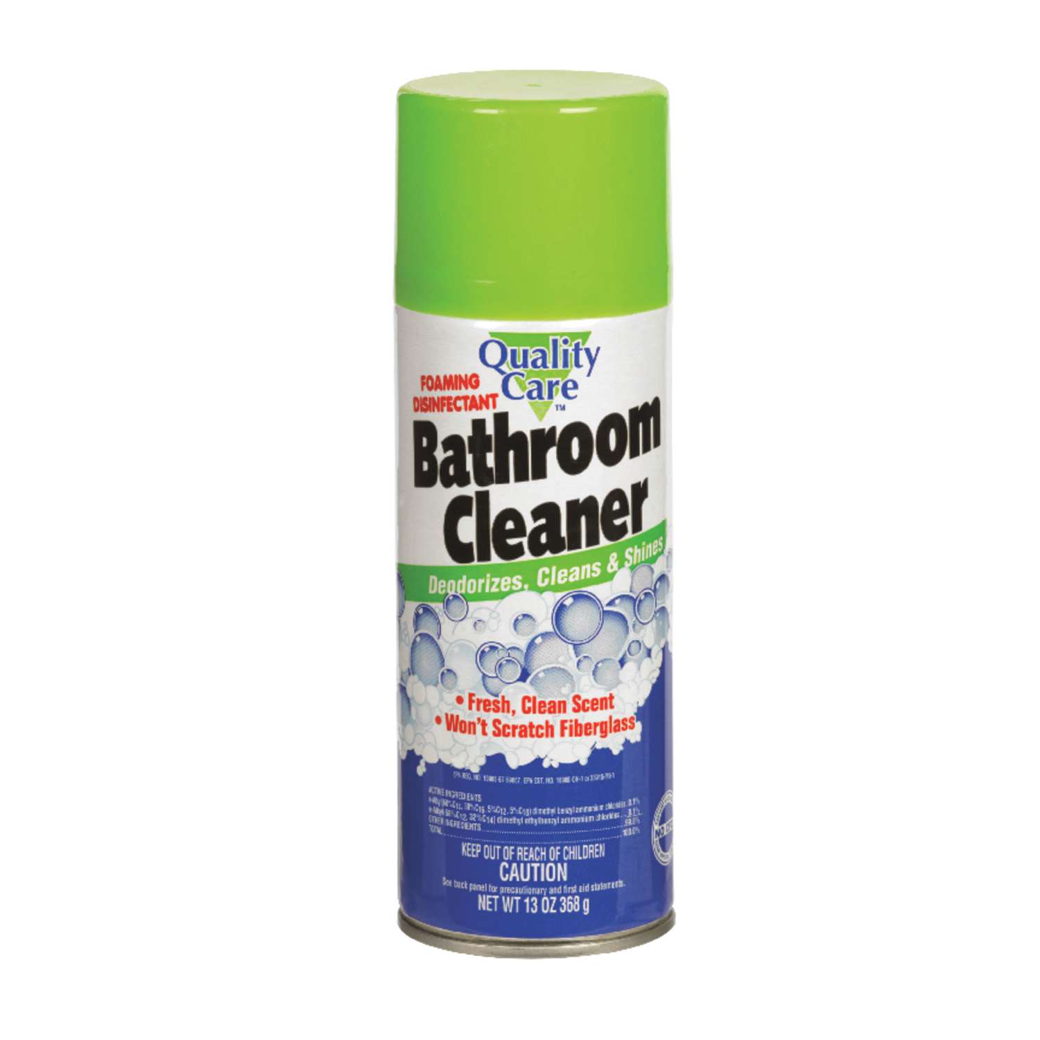 Quality Care Lemon Scent Bathroom Cleaner 13 oz. Foam Ace Hardware