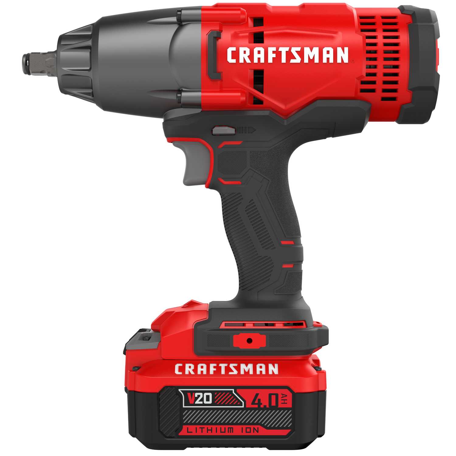 Craftsman 20V MAX 1/2 in. Square Cordless Impact Wrench Kit 20 volt