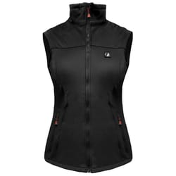 ActionHeat S Sleeveless Women's Full-Zip Heated Vest Kit Black