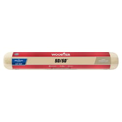 Wooster 50/50 Lambswool Polyester 18 in. W X 1/2 in. Regular Paint Roller Cover 1 pk