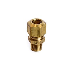 ATC 5/8 in. Compression X 1/8 in. D MPT Gold Brass Connector