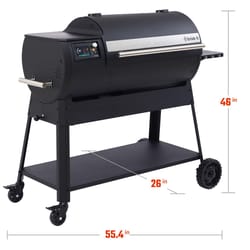 BRISK IT Wood Pellet Grill and Smoker Black