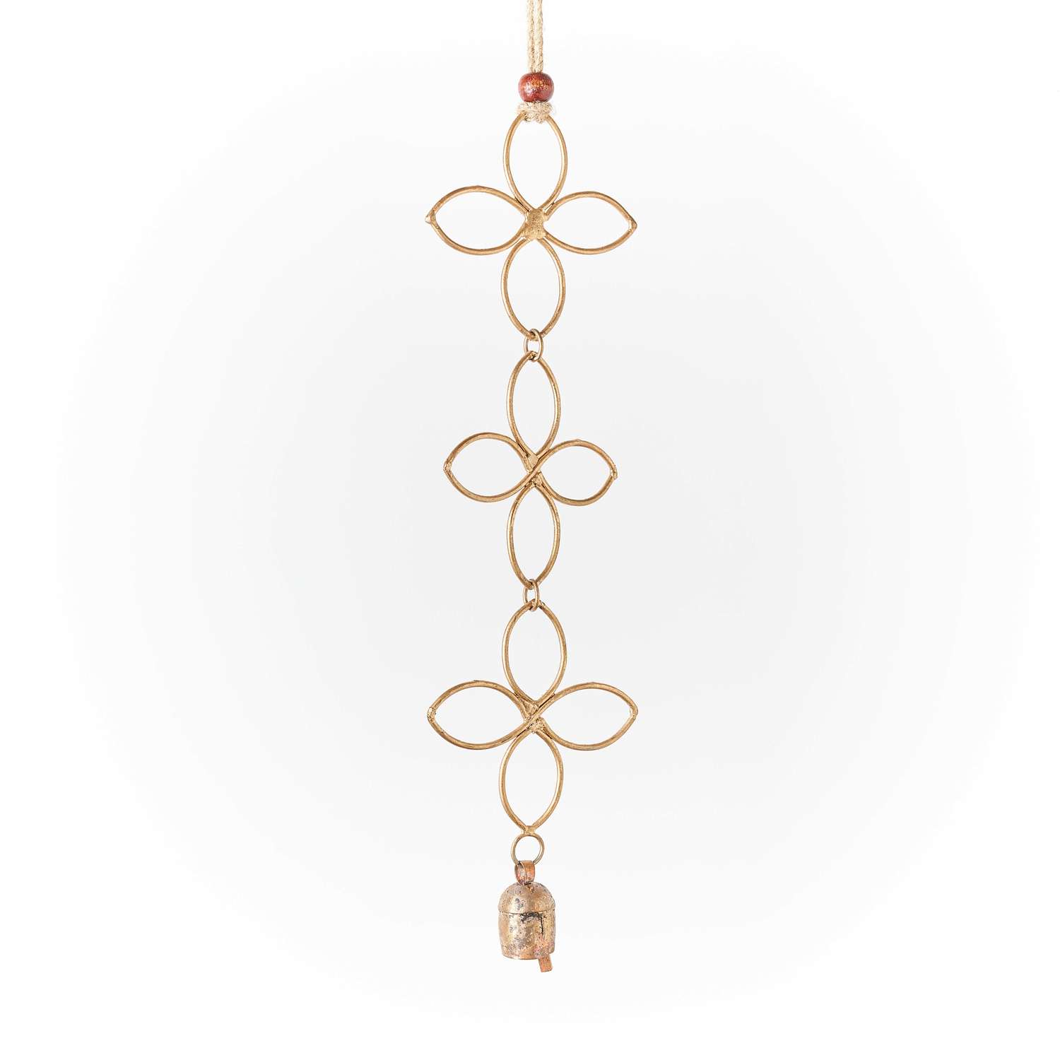 Matr Boomie Air Element Copper Vein Metal/Wood 13 in. Quatefoil Cascade