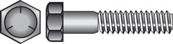 HILLMAN 5/16 in. D X 5-1/2 in. L Heat Treated Zinc Steel Hex Head Cap Screw 50 pk