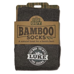 Top Guy Luke Men's One Size Fits Most Socks Gray