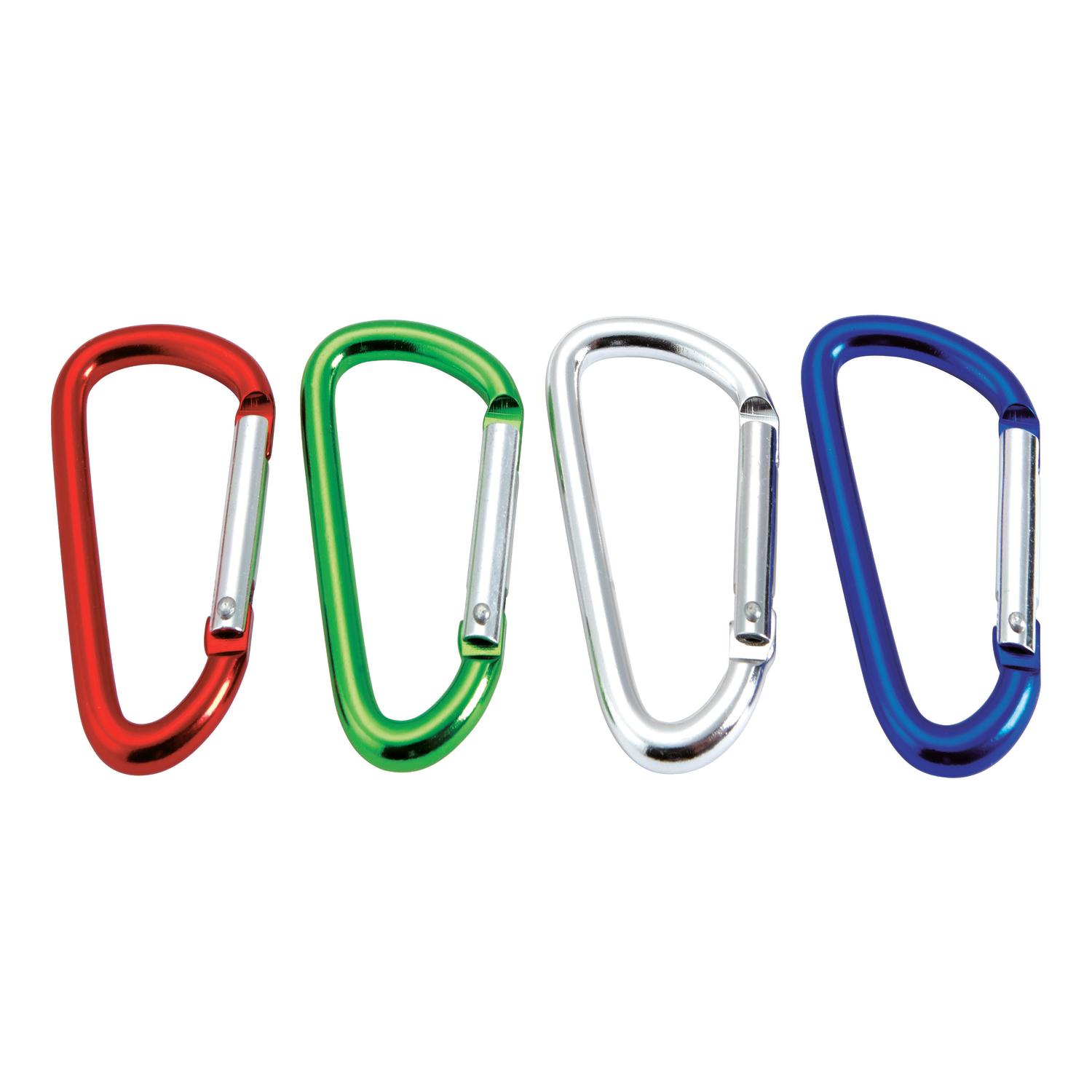 小物 GARNI Carabiner L Home Plus Aluminum Assorted D Carabiner Mfr# DR77344-2 - Ace