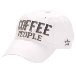 Pavilion We People Coffee Baseball Cap White One Size Fits All