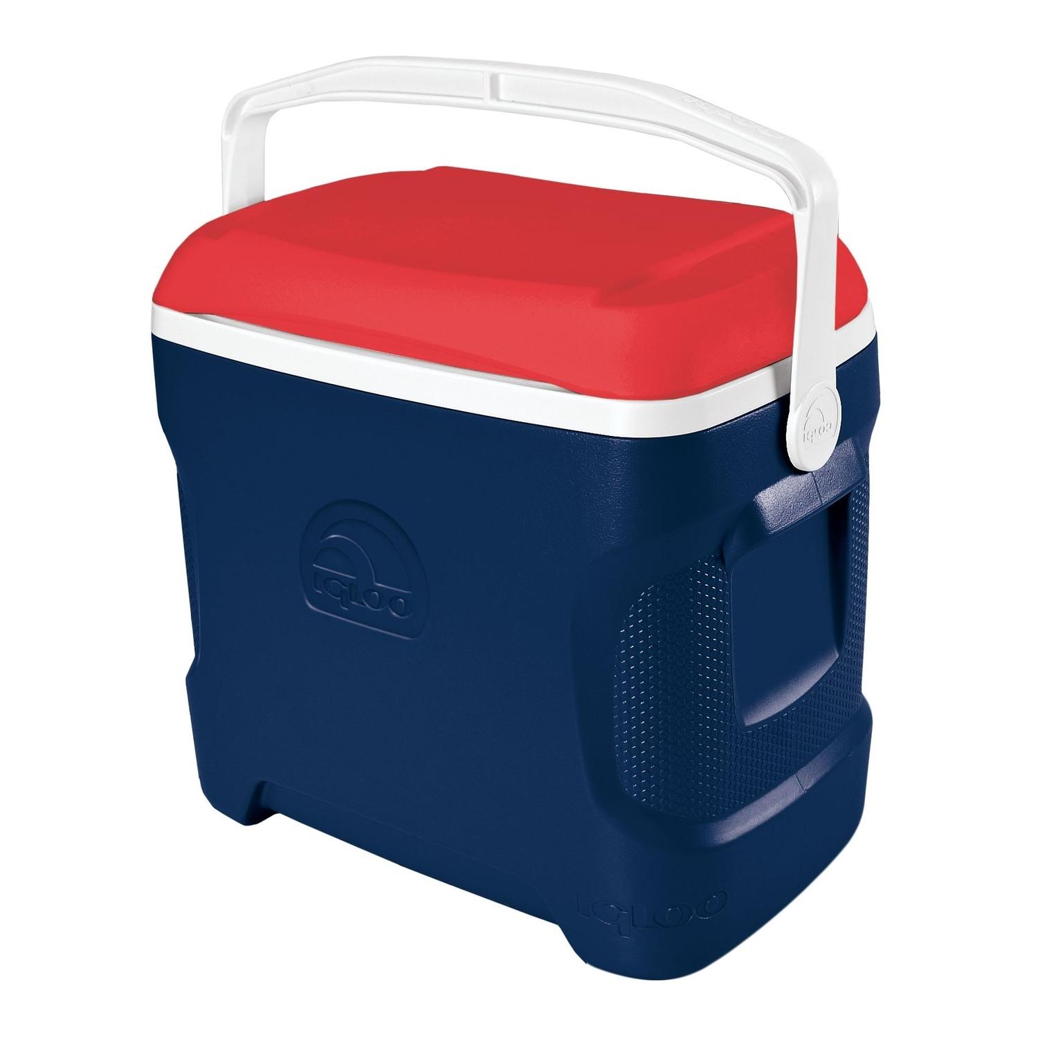 UPC 034223442095 product image for Igloo Contour Cooler 30 qt. Blue/Red | upcitemdb.com