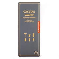 Kikkerland Design Gray Paper Cocktail Swatch