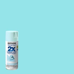 Rust-Oleum Painter's Touch 2X Ultra Cover Satin Aqua Paint+Primer Spray Paint 12 oz