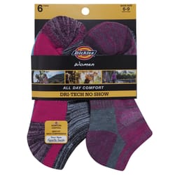 Dickies Dri Tech Women's 6-9 No-Show Socks Assorted