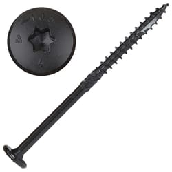 Screw Products NOVA #16 in. X 4.5 in. L Star Black Steel Lag Screw 50 pk