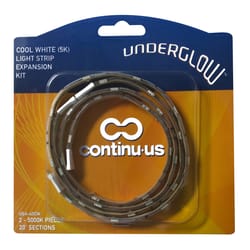 Continu-us Underglow 40 in. L White Plug-In LED Tape Light 2 pk