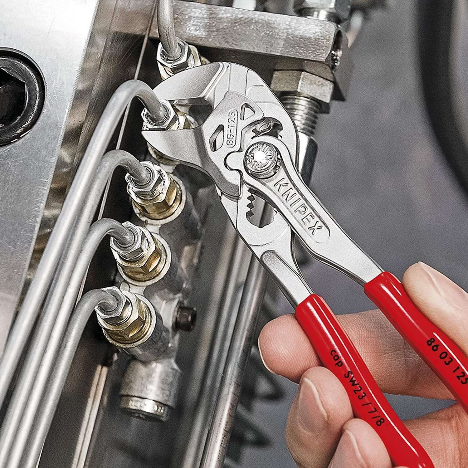 Knipex 5 in. Mini Pliers Wrench