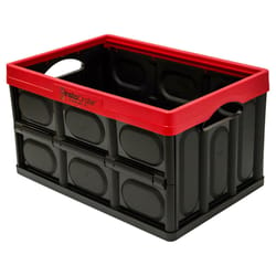 Greenmade 27 gal Clear/Yellow Snap Lock Storage Box 14.7 in. H X 20.4 in. W  X 30.4 in. D Stackable - Ace Hardware