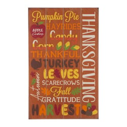 Glitzhome 24 in. Thanksgiving Sign Fall Decor