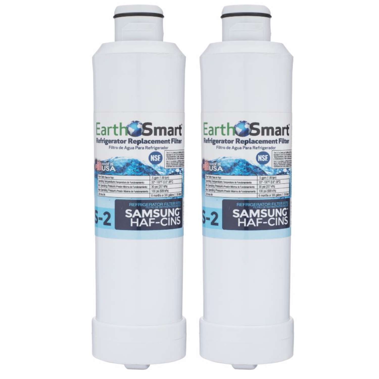 EarthSmart S2 Refrigerator Replacement Filter For Samsung HAFCIN Ace