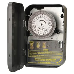 Woods Indoor Heavy Duty Timer 120 V Black