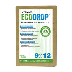 Trimaco EcoDrop 9 ft. W X 12 ft. L Paper Drop Cloth 1 pk