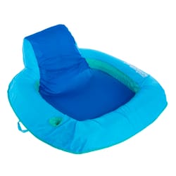 SwimWays Blue Fabric/Mesh Inflatable Mattress Floating Pool Mat
