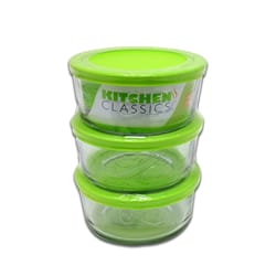Kitchen Classics 4 cups Clear Food Storage Container Set 1 pk