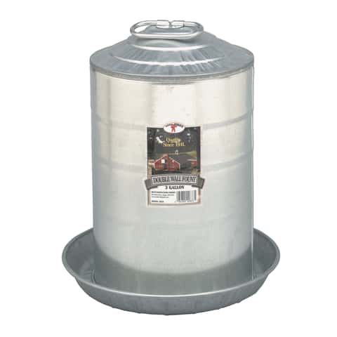 Miller Little Giant 3 gal Steel Poultry Waterer - Ace Hardware