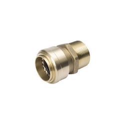 BK Products Proline Push to Connect 1 in. PTC X 1 in. D MPT Brass Adapter