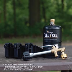 Fuel Keg Brass/Steel Refill Propane Cylinder Kit