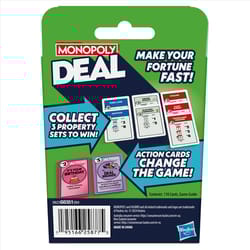 Hasbro Monopoly Deal Card Game Multicolored 110 pc