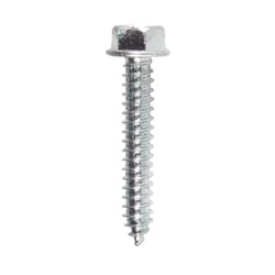 Hillman No. 14 X 1-1/2 in. L Slotted Hex Washer Head Sheet Metal Screws 100 pk