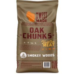 Smokey Woods All Natural Oak Wood Smoking Chunks 350 cu in