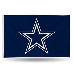 Rico Dallas Cowboys Flag 0.125 in. H X 3 ft. W X 5 ft. L