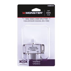 Monster Just Hook It Up 2 Way Splitter 75 ohm 1000 MHz 1 pk