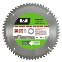 Exchange-A-Blade 10 in. D X 5/8 in. Carbide Finishing Saw Blade 60 teeth 1 pk