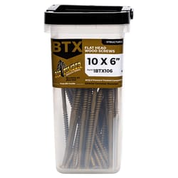 Big Timber No. 10 X 6 in. L Star Bronze Deep Wood Screws 32 pk