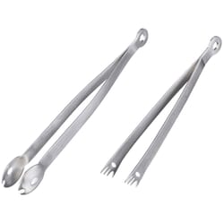 Progressive Prepworks Silver Stainless Steel Tong Set