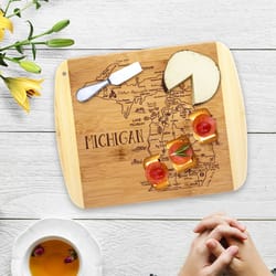 Totally Bamboo A Slice of Life 11 in. L X 8.75 in. W X 0.5 in. Bamboo Cutting Board