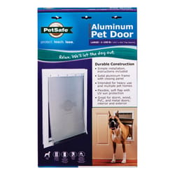 PetSafe 19.625 in. H X 12.75 in. W Aluminum Pet Door