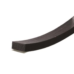 M-D Building Products Black Sponge Rubber Weather Stripping Tape For Doors and Windows 120 in. L X 0