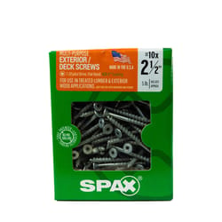 SPAX Multi-Material No. 10 Sizes X 2-1/2 in. L T-20+ Flat Head Serrated Construction Screws