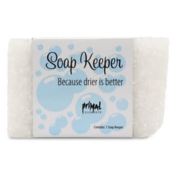 Primal Elements White Plastic Bar Soap Saver