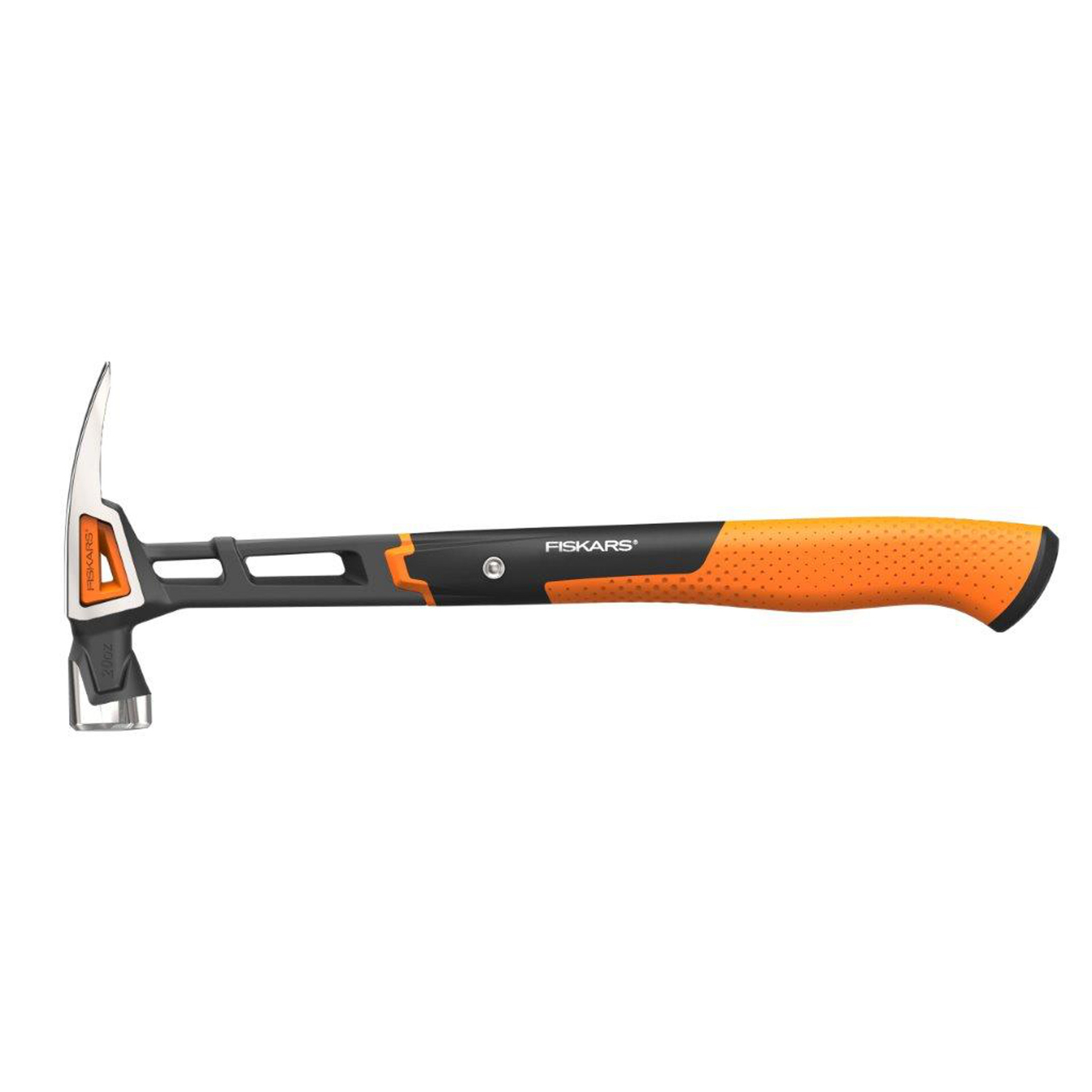 Fiskars IsoCore 20 oz Smooth Face Rip Hammer Steel Handle