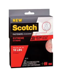 Scotch Extreme Medium Hook and Loop Fastener 120 in. L 2 pk
